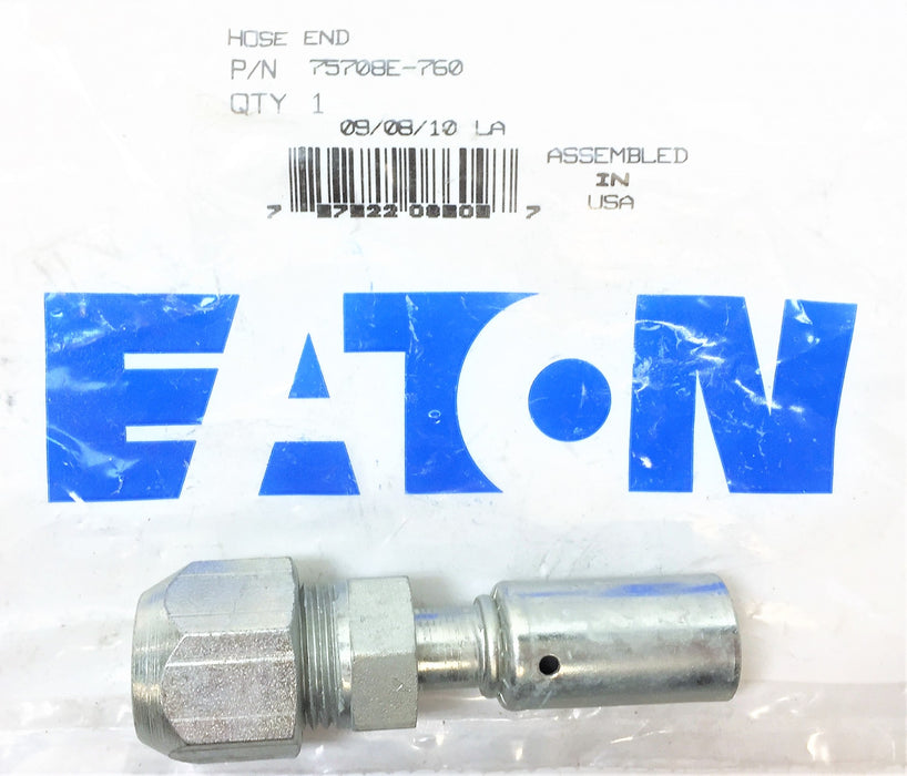 EATON WEATHERHEAD Hose Fitting 75708E-760 NOS