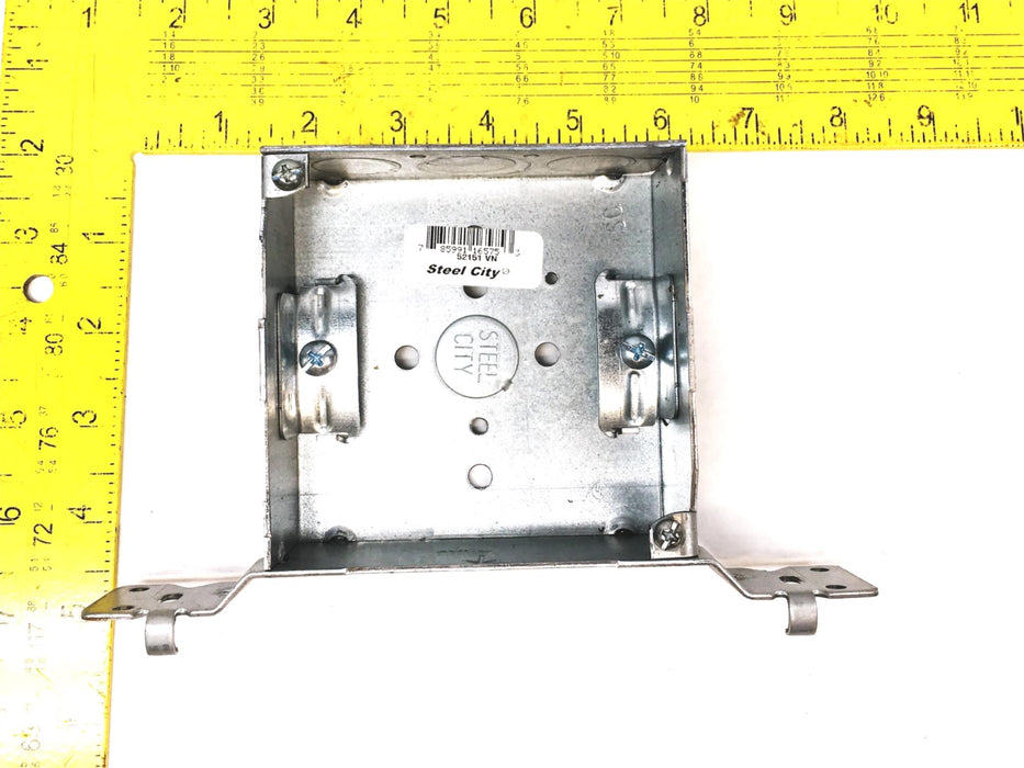 Steel City 4x4X1-1/2 Outlet Box 52151VN NOS