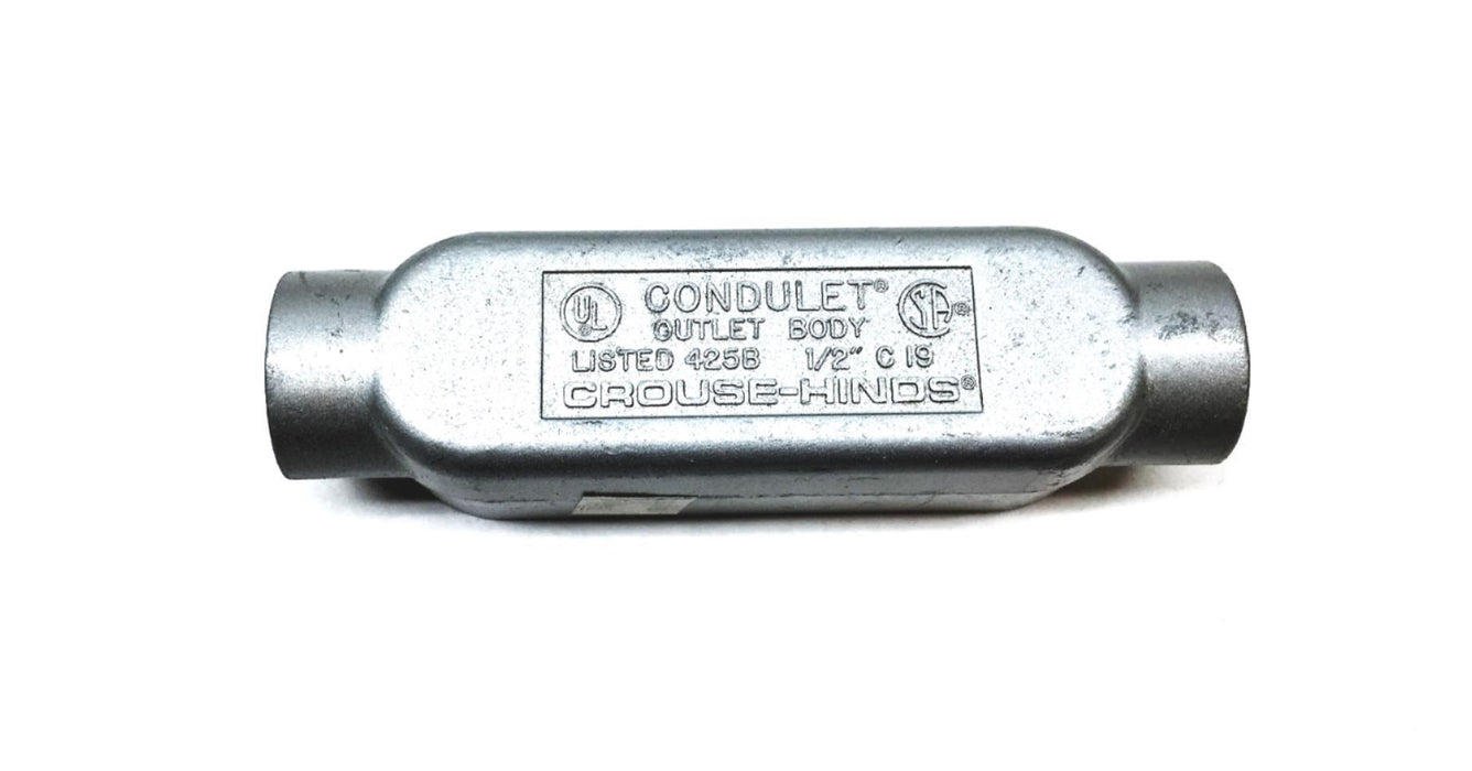 Crouse-Hinds 1/2 Inch 5 CU IN Condulet Outlet Body 425B C19 NOS