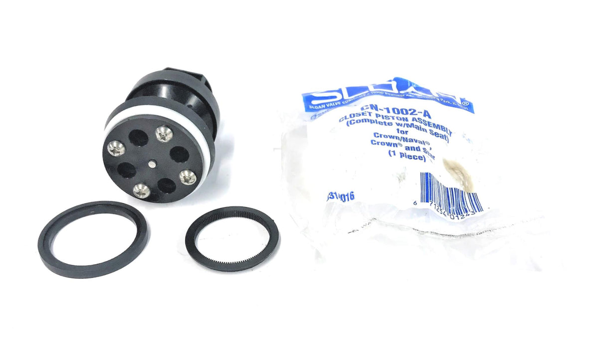 SLOAN VALVE CO CLOSET PISTON ASSEMBLY WITH MAIN SEAT CN-1002-A NOS