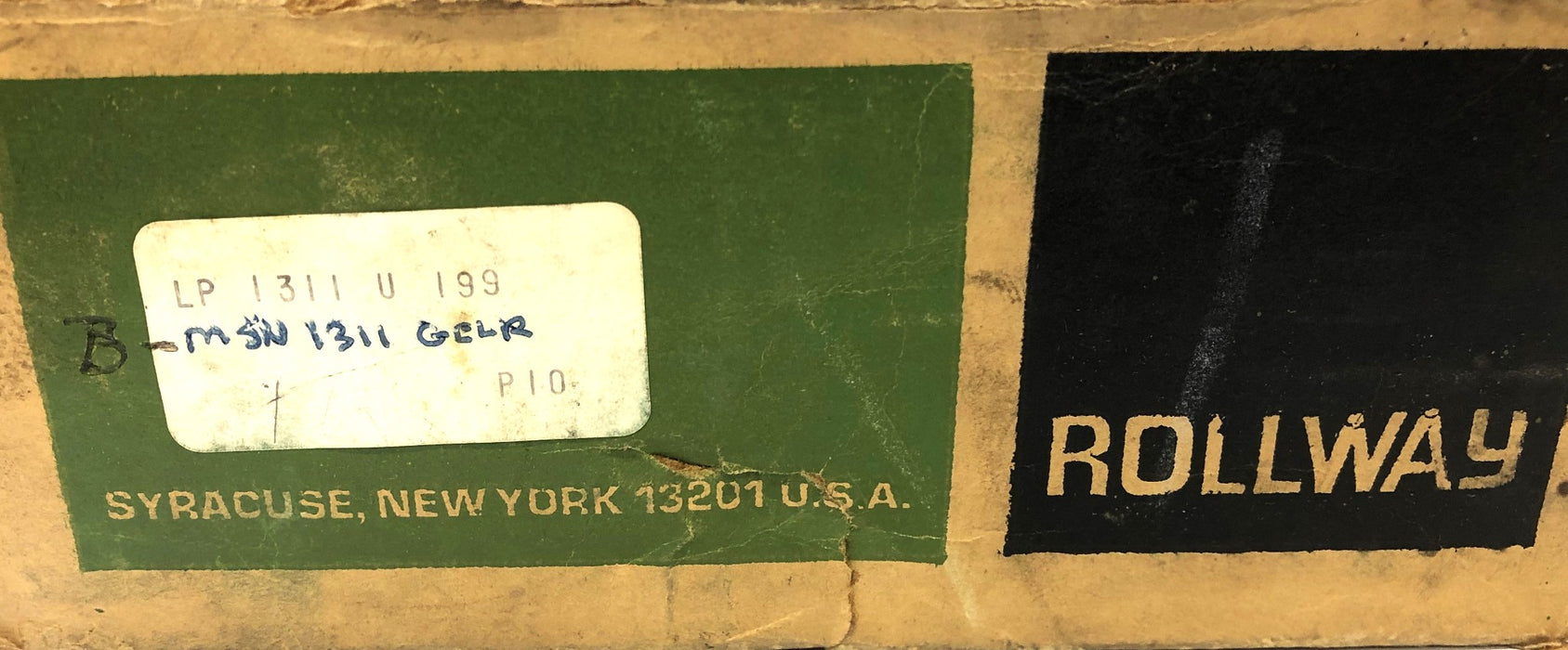 Rollway Cylindrical Roller Bearing 1311U199 NOS