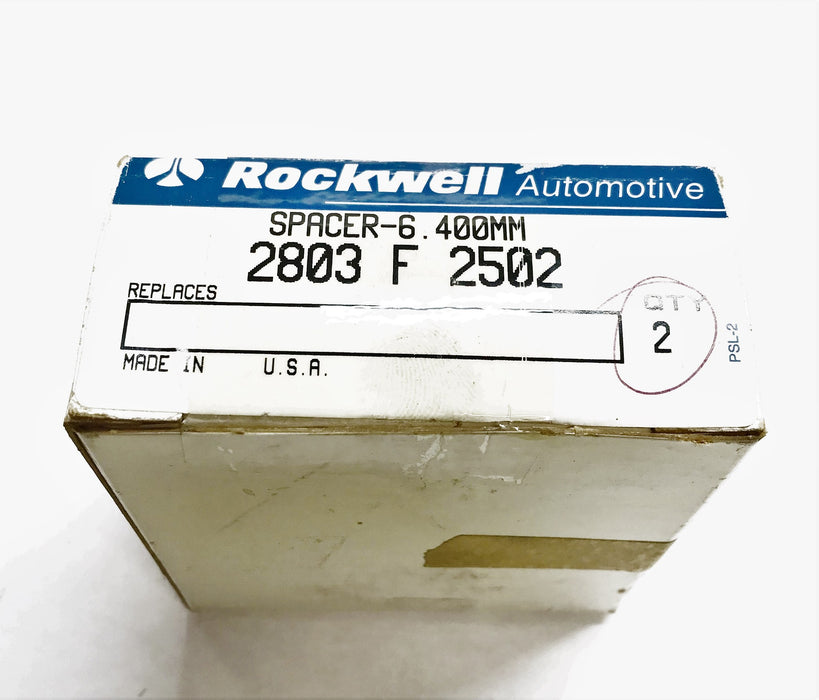 Rockwell Spacer 2803-F-2502 [Lot of 2] NOS