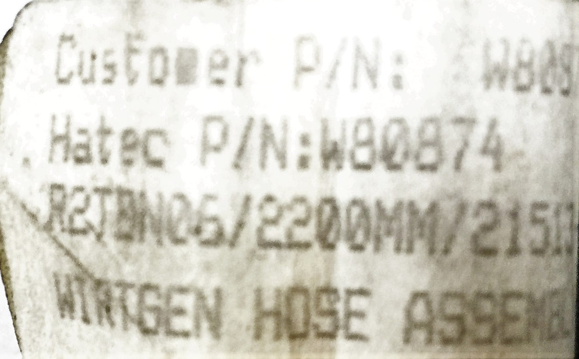Hatec Hydraulic Hose R2TDN06 2200mm (86.61") 21513-04-14 NOS