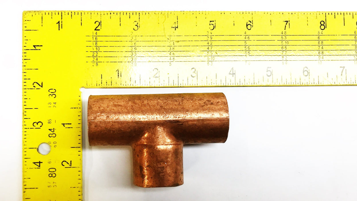 EPC 1" Sweat x 1" Sweat x 1" Sweat Copper Tee Coupling [Lot of 3] NOS