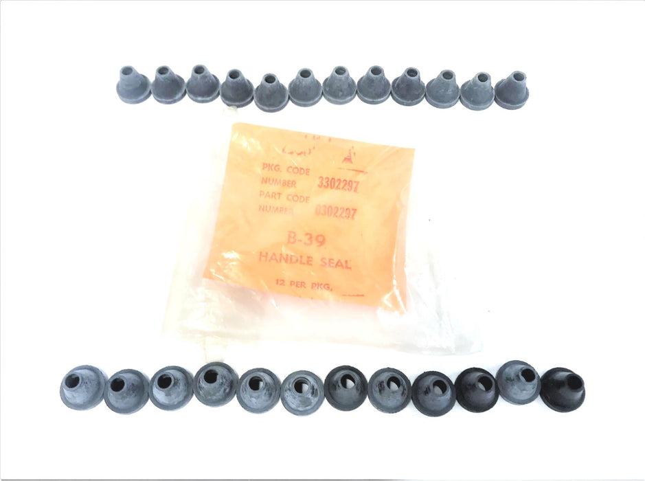 SLOAN VALVE CO 12-PACK FLUSH HANDLE SEAL B-39(0302297) [LOT OF 2] NOS