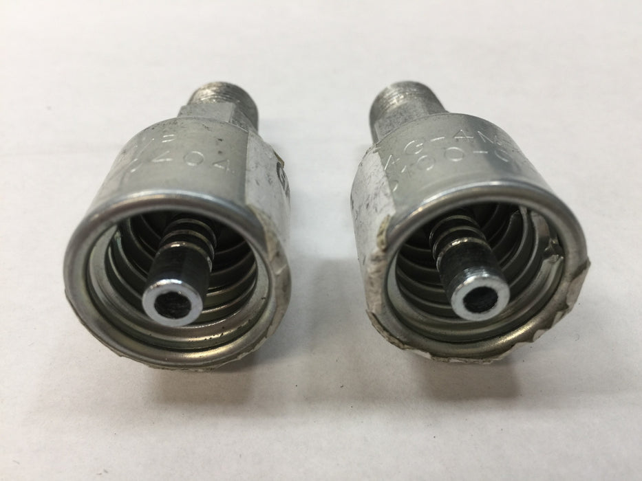 OREILLY 4G-4MP Megacrimp Hose End G25100-0404 [Lot of 2] NOS