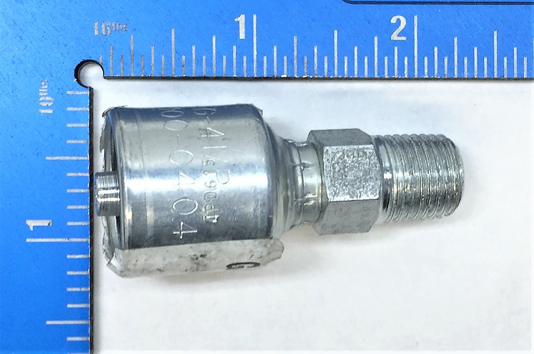OREILLY 4G-4MP Megacrimp Hose End G25100-0404 [Lot of 2] NOS
