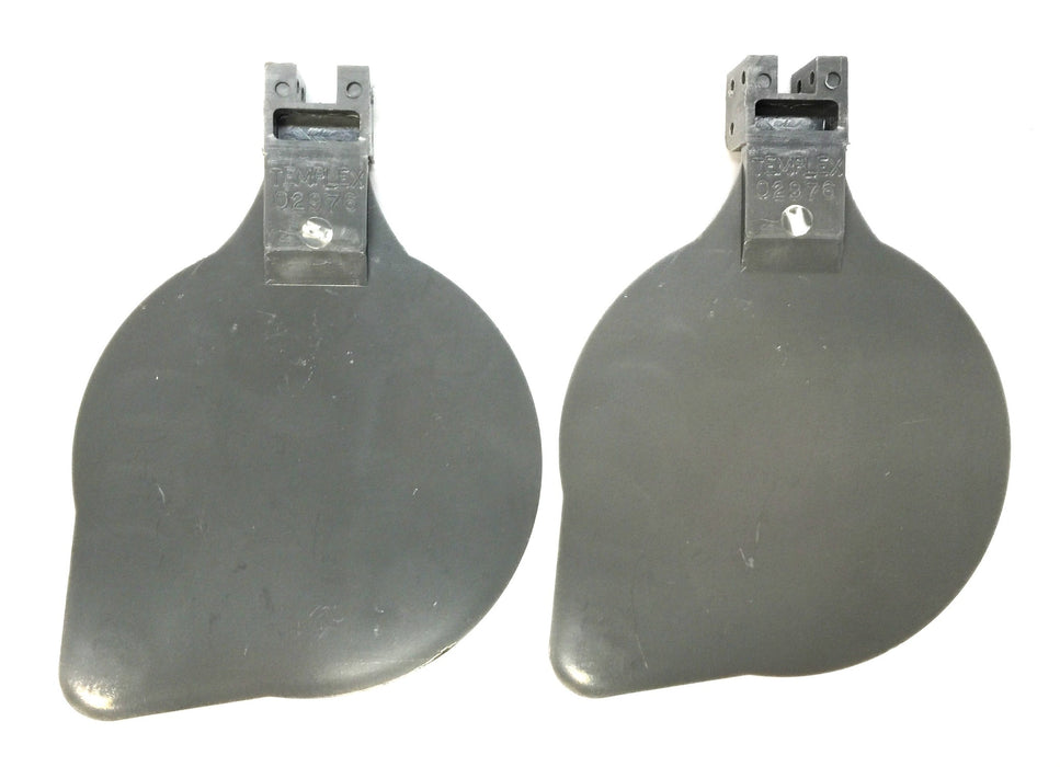 Templex Gray Plastic Collector Door 02976 [Lot of 2] NOS
