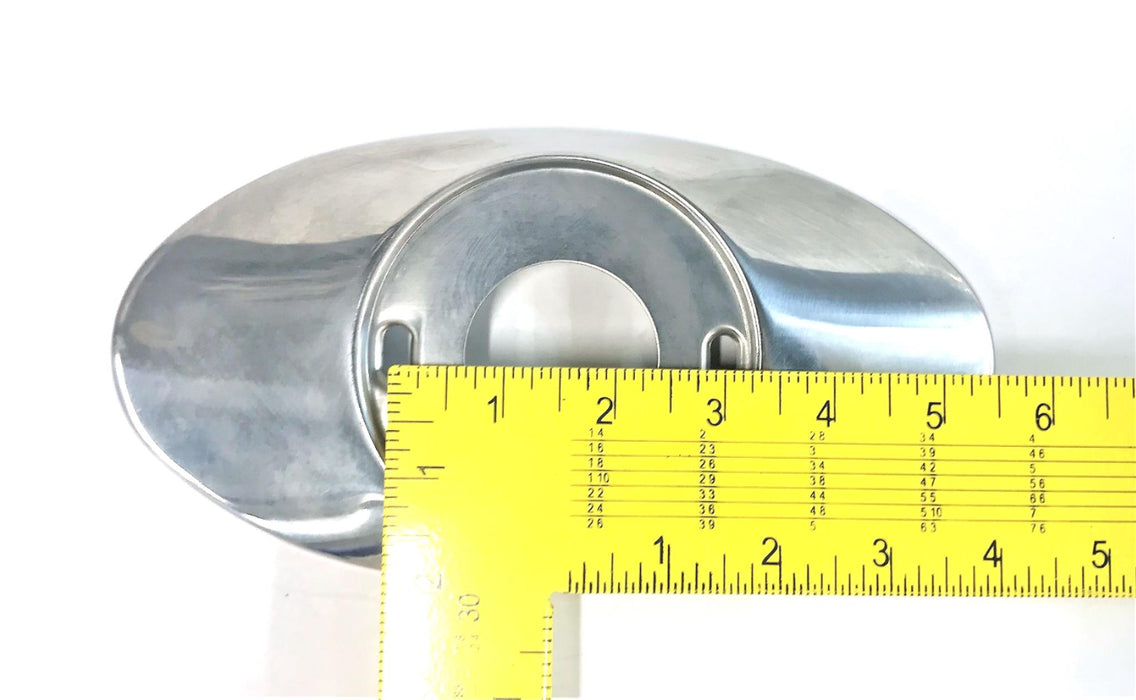 Powers Stainless Steel Oval Dial Plate For Hydroguard Valves 420-166 NOS