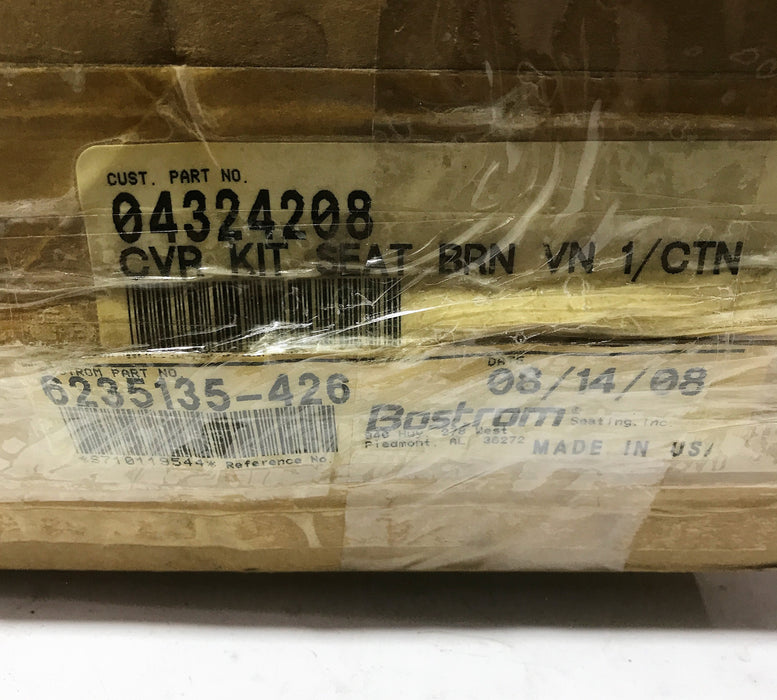 Bostrom Brown Seat Cover Kit 6235135-426 NOS