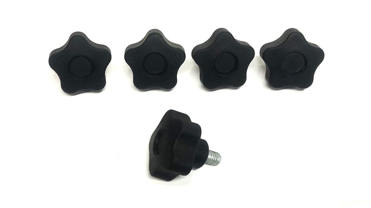 Unbranded 5 Point Control Knob 5/16 Inch 20 TPI [Lot of 5] NOS