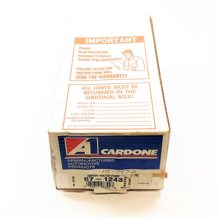 Cardone Engine Water Pump 57-1243 REMANUFACTURED