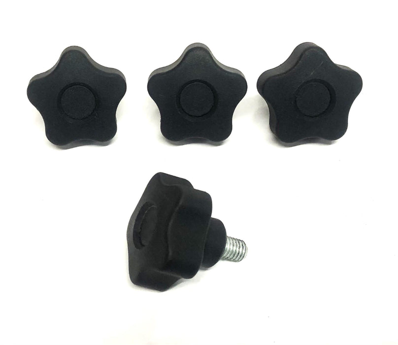 Unbranded 5 Point Control Knob 5/16 Inch 20 TPI [Lot of 4] NOS