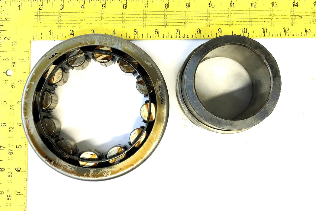 Rollway 1315 Cylindrical Roller Bearing With Insert RW1315Y NOS