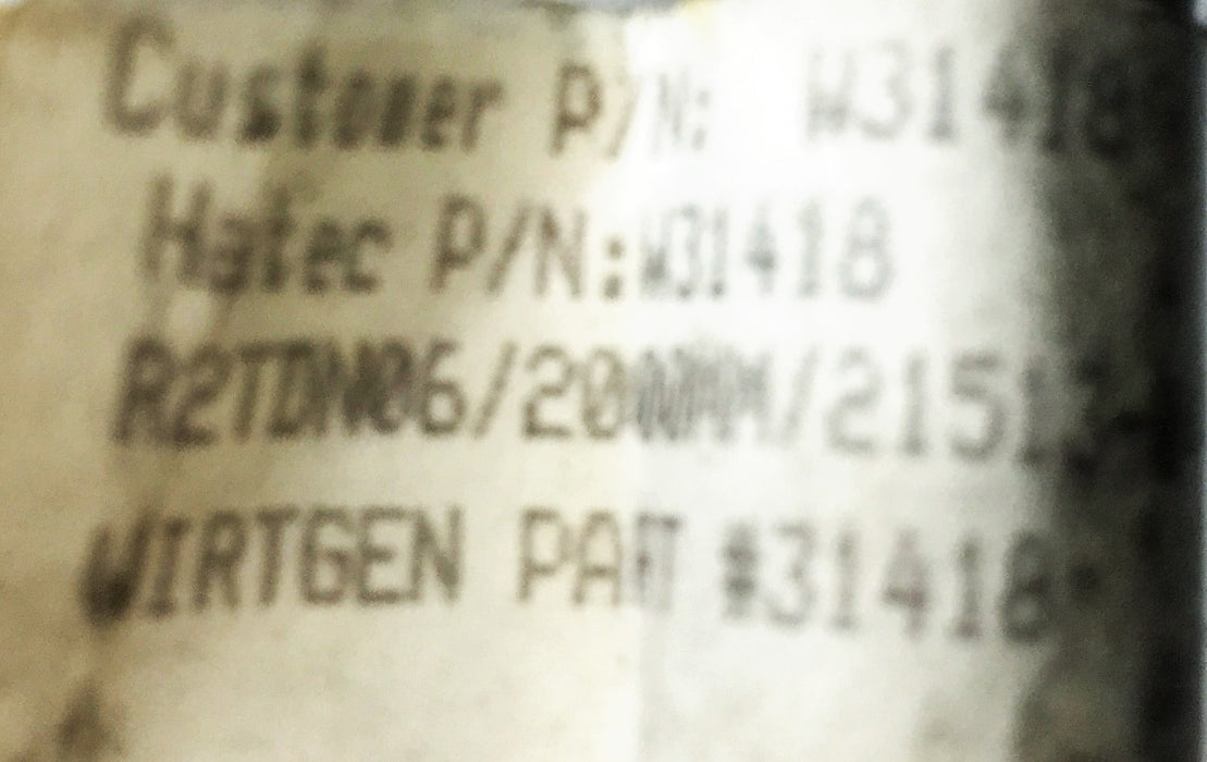 Hatec Hydraulic Hose R2TDN06 2000mm (78.74") 21513-04-14 NOS