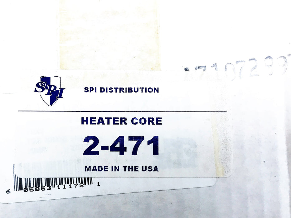 SPI HVAC Heater Core 2-471 NOS