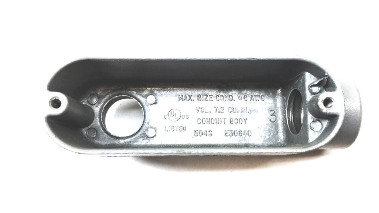 Unbranded 3/4 Inch 7.2 CU IN Conduit Outlet Body 504G E30640 NOS