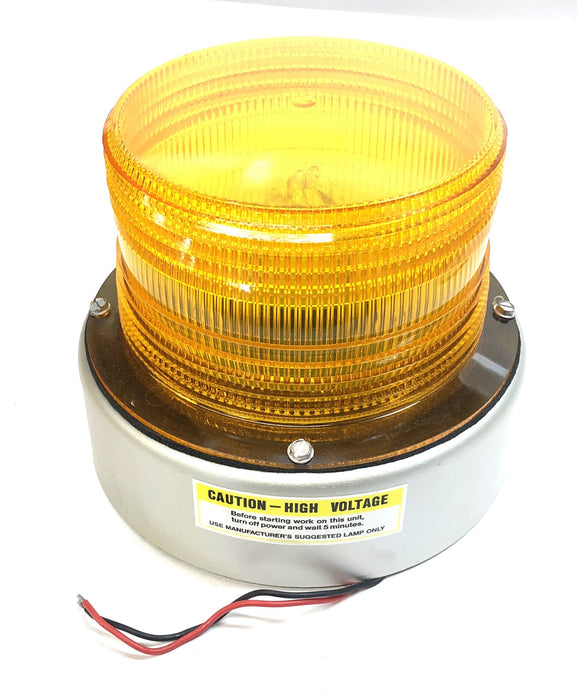 Target Tech 24VDC Amber Strobe Beacon Light Model 651 With Hardware (412023) NOS