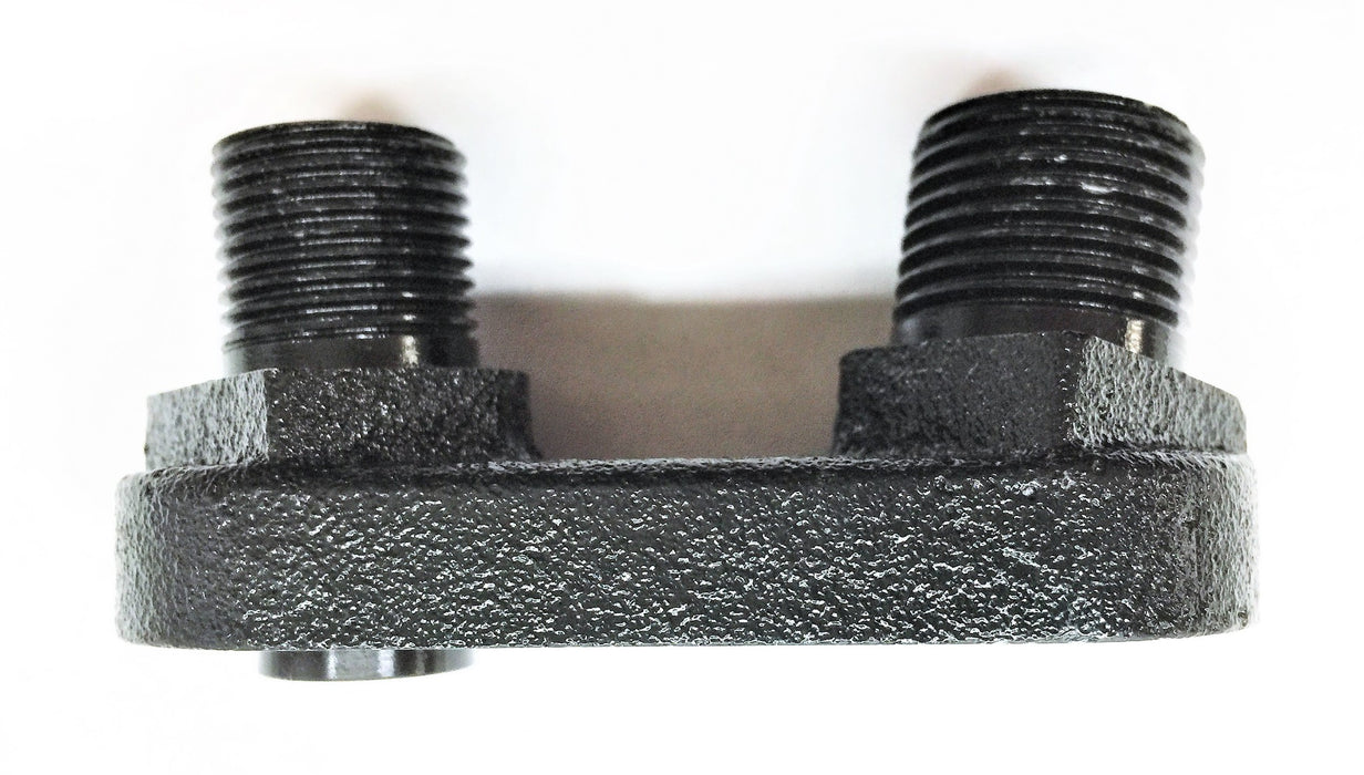 REDDOT Cast Iron Bolt-On Manifold with Horizontal Male O-Ring RD-5-8010-0P NOS