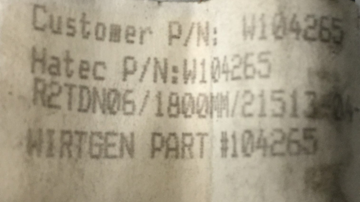 Hatec Hydraulic Hose R2TDN06 1800mm (86.61") 21513-04-14 NOS