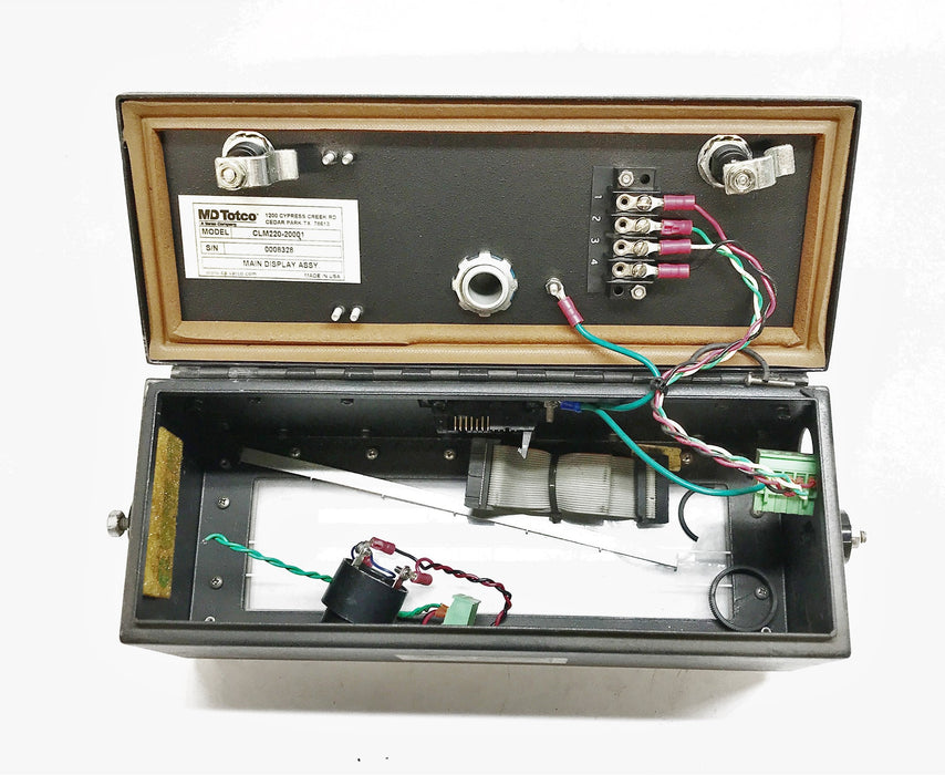 M/D Totco Un-Loaded Main Display Assembly CLM220-20001 USED