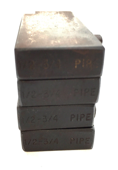 Unbranded 1/2"-3/4" Pipe Die [Lot of 4] NOS