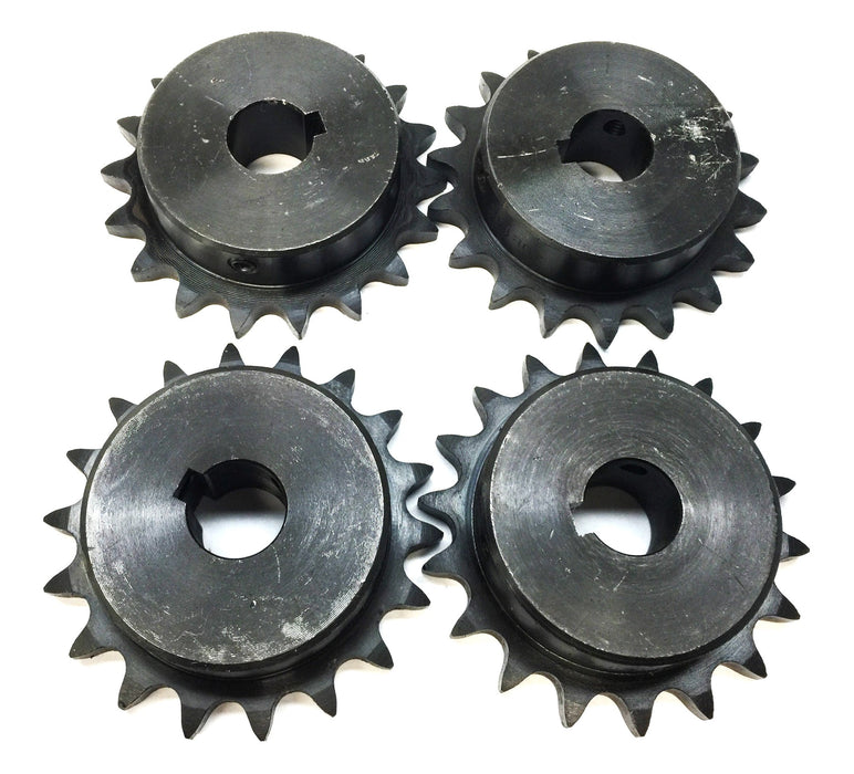 Martin Single Roller Chain Sprocket 40B18 [Lot of 4] NOS
