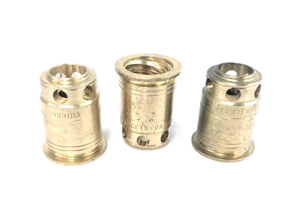 Chicago Faucets R H Quaturn Sleeve Rough Brass 2-329JKABRBF [Lot of 3] NOS