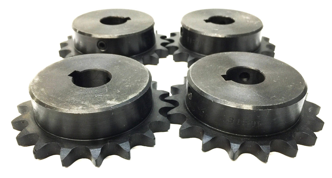 Martin Single Roller Chain Sprocket 40B18 [Lot of 4] NOS