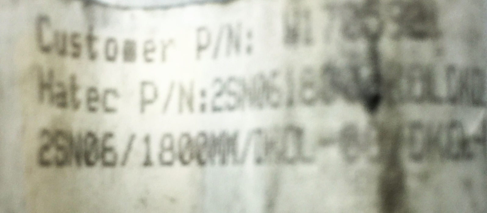 Hatec Hydraulic Hose 2SN06 1800mm (70.86") DKOL9 NOS