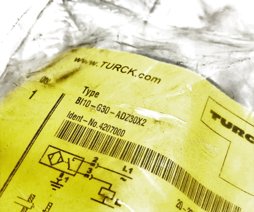 Turck Barrell Style Proximity Sensor BI10-G30-ADZ30X2 NOS