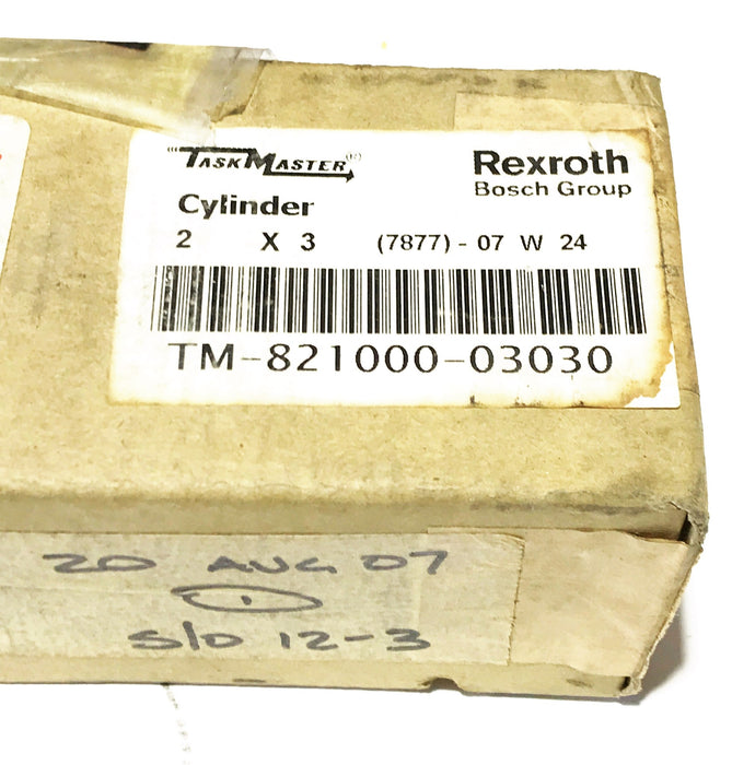 Rexroth "Taskmaster" 2 x 3 Cylinder Assembly TM-821000-03030 NOS