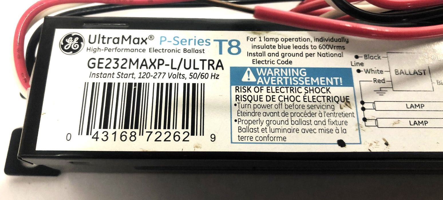 GE General Electric UltraMax Electronic Ballast GE232MAXP-L/ULTRA [Lot of 2] NOS