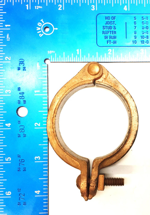 Unbranded 2" Copper Split-Ring Pipe Hanger [Lot of 12] NOS