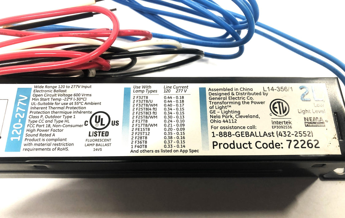 GE General Electric UltraMax Electronic Ballast GE232MAXP-L/ULTRA [Lot of 2] NOS