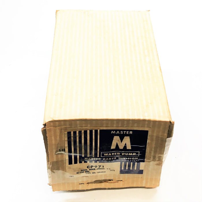 Master Water Pump CP971 REMANUFACTURED