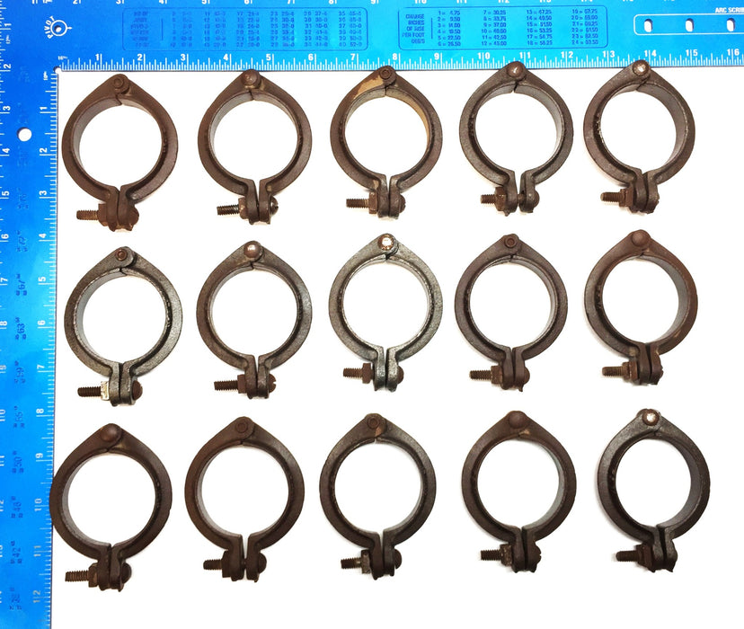 Unbranded 1-1/2" Split-Ring Pipe Hanger [Lot of 15] NOS