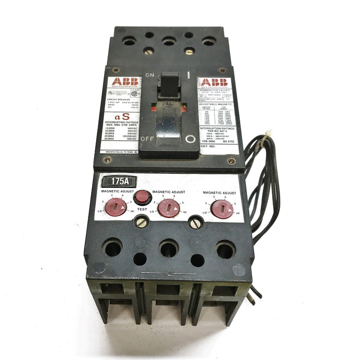 Asea Brown Boveri ABB 175A Circuit Breaker Assembly UXAB717530R999