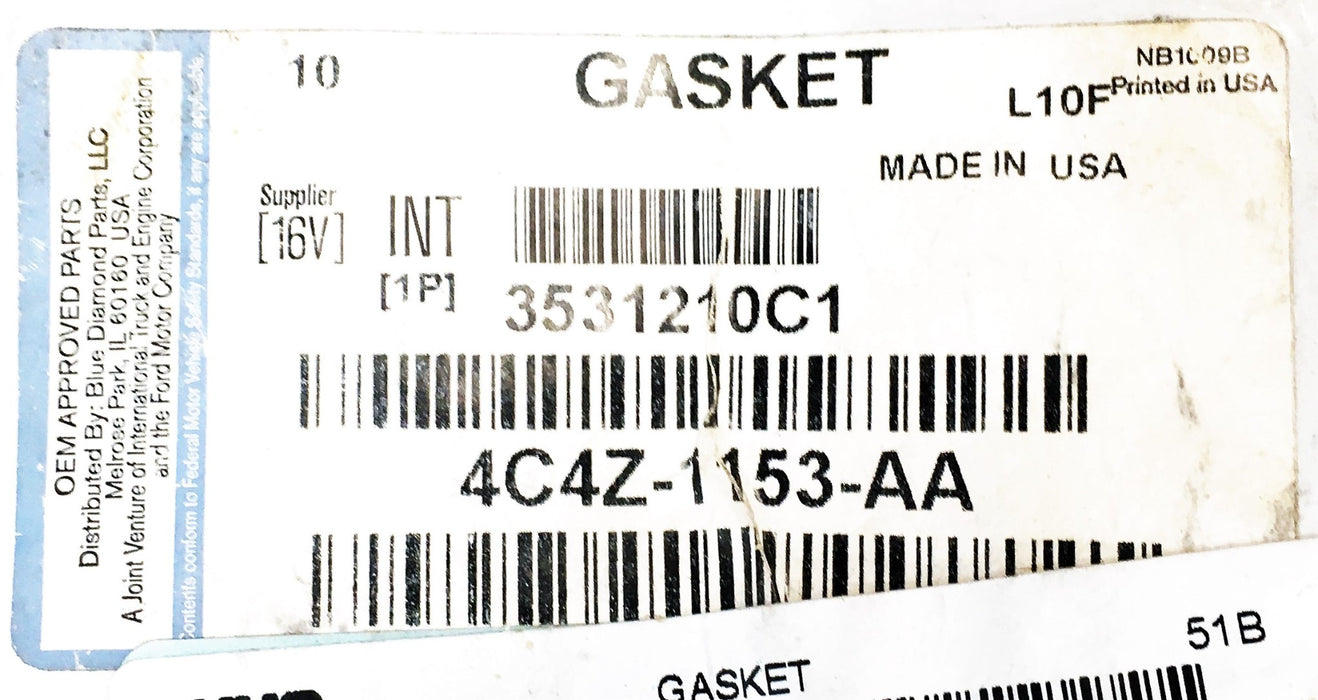 International Navistar Gasket 3531210C1 (4C4Z-1153-AA) [Lot of 7] NOS