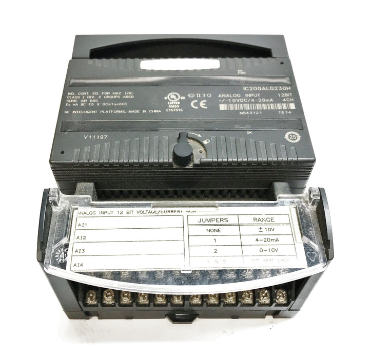 GE Analog Input Module IC200ALG230H