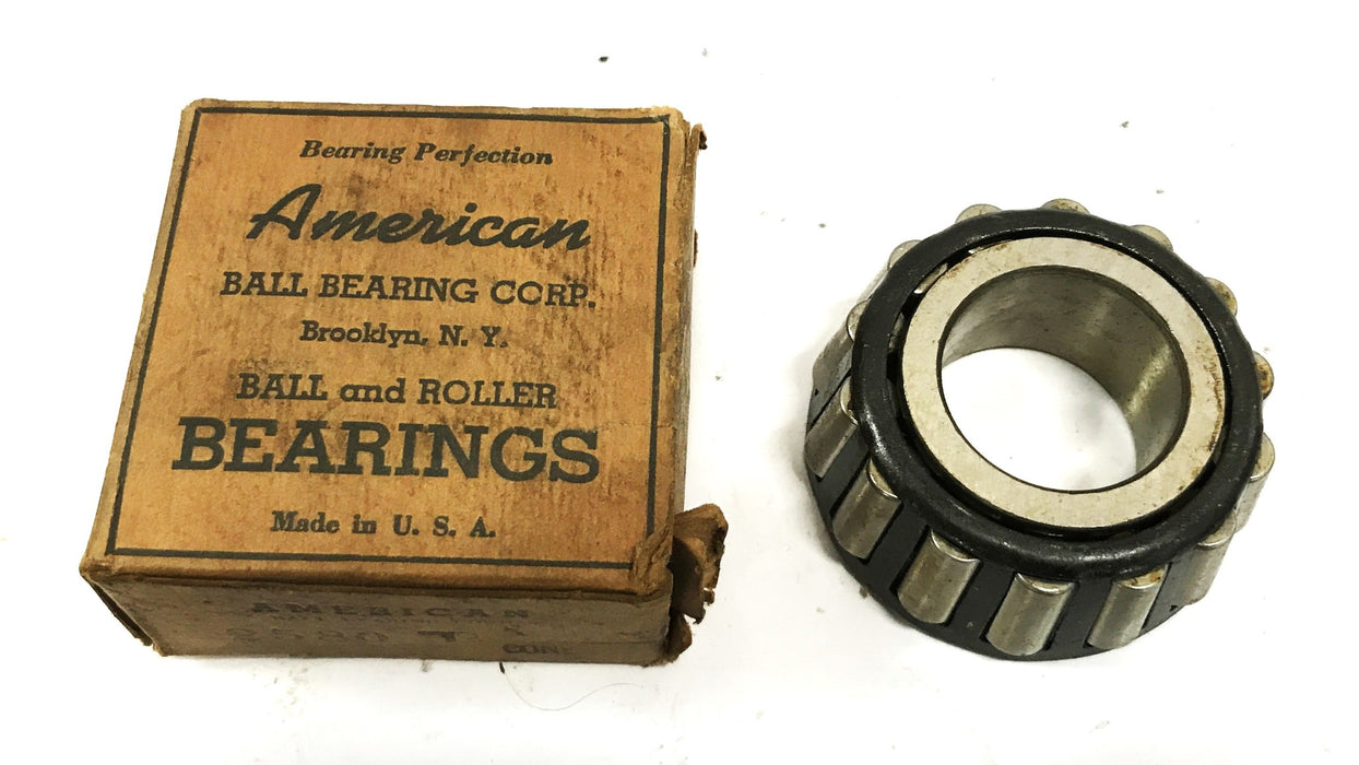 American Tapered Roller Bearing Cone 2580T NOS