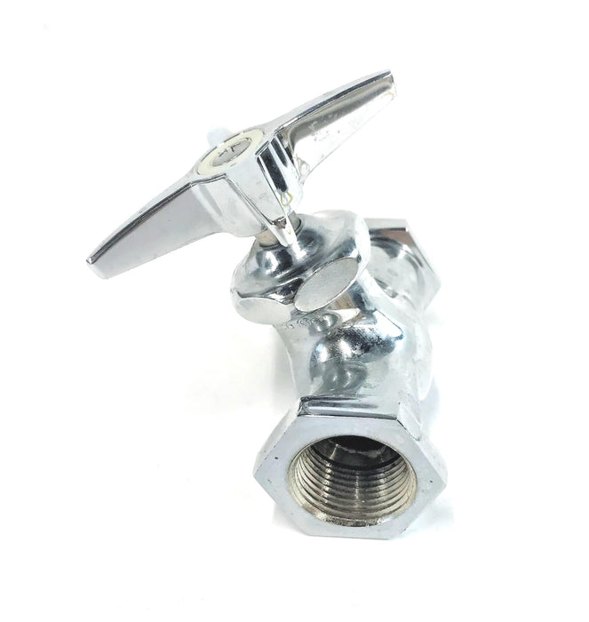Chicago Faucets Chrome Plated Straight Stop for 3/4" IP 375-ABCP NOS