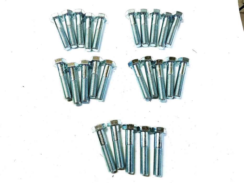 Hillman 5/8-11 UNC, 3" Length Hex Head Cap Screw 8210360 [Lot of 25] NOS