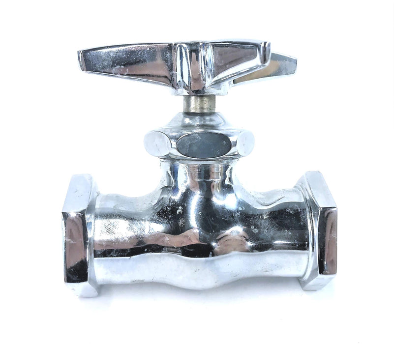 Chicago Faucets Chrome Plated Straight Stop for 3/4" IP 375-ABCP NOS