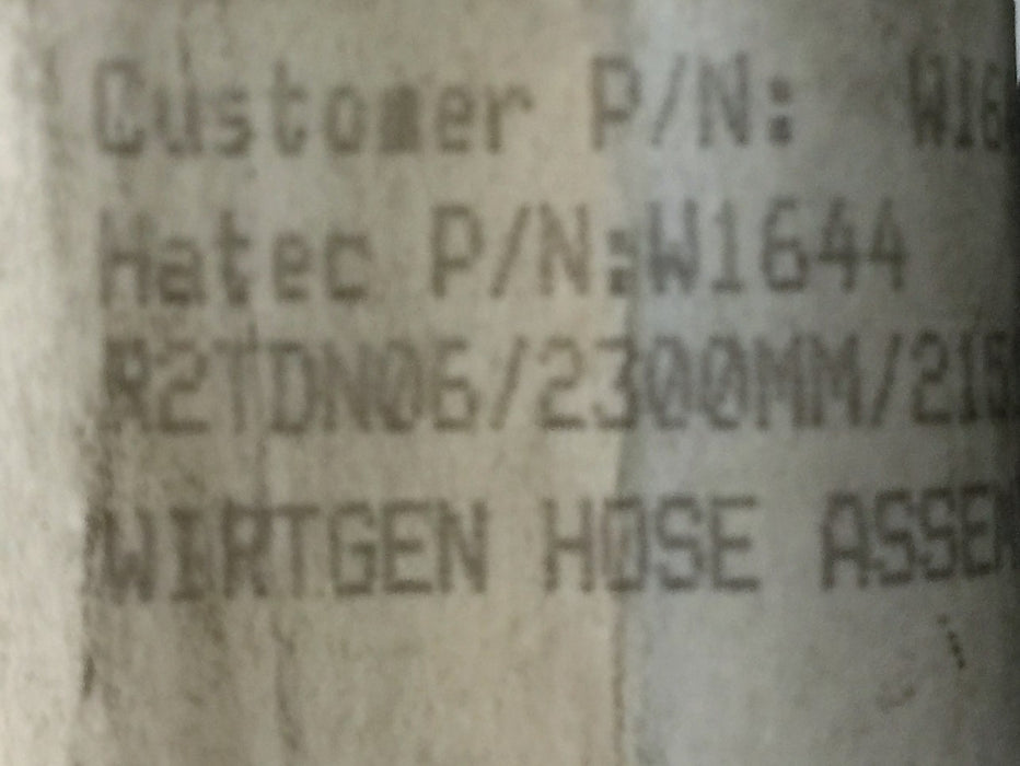 Hatec Hydraulic Hose R2TDN06 2300mm (90.55") 21513-04-14 NOS