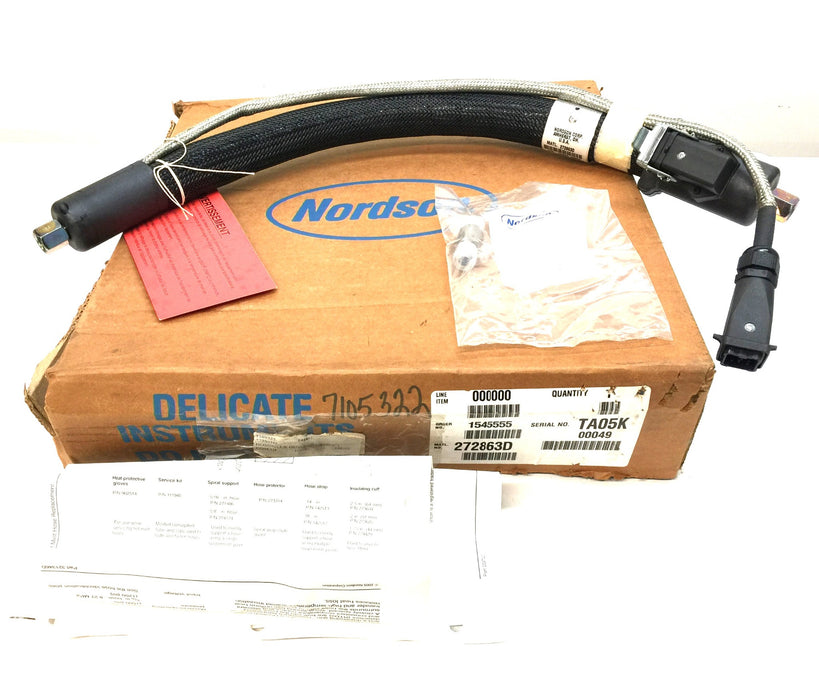Nordson Glue Gun Hose Assembly 272863D NOS