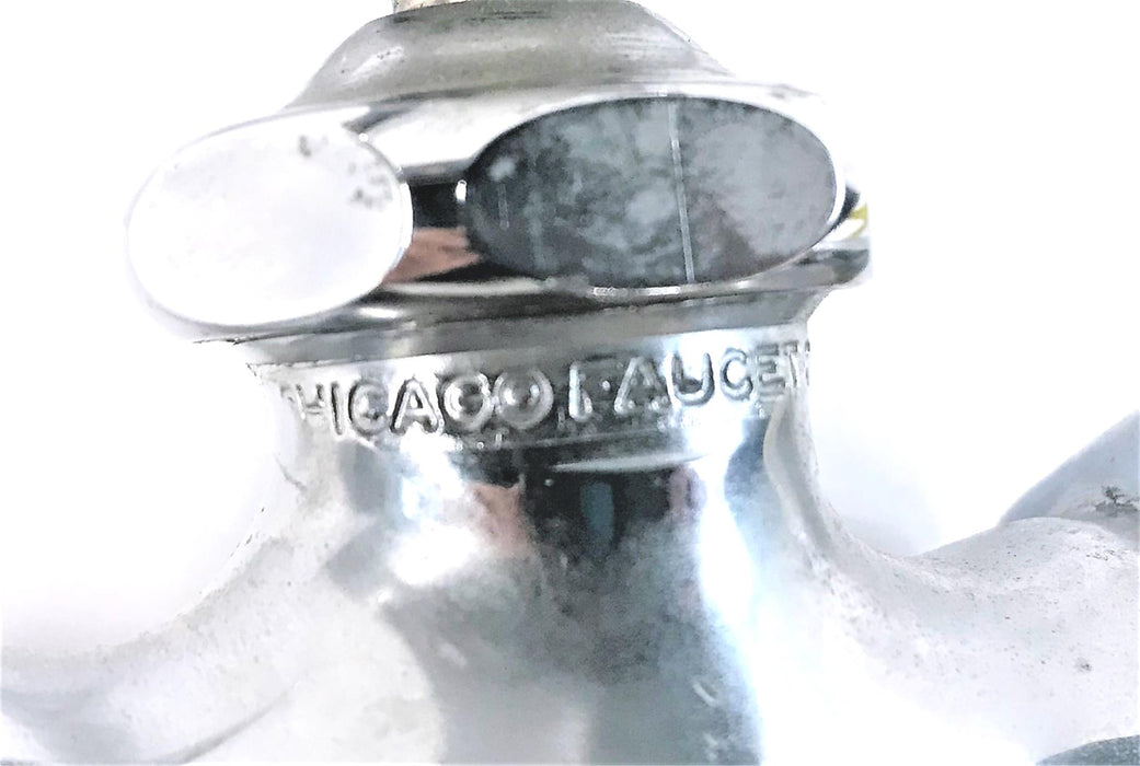 Chicago Faucets Chrome Plated Straight Stop for 3/4" IP 375-ABCP NOS