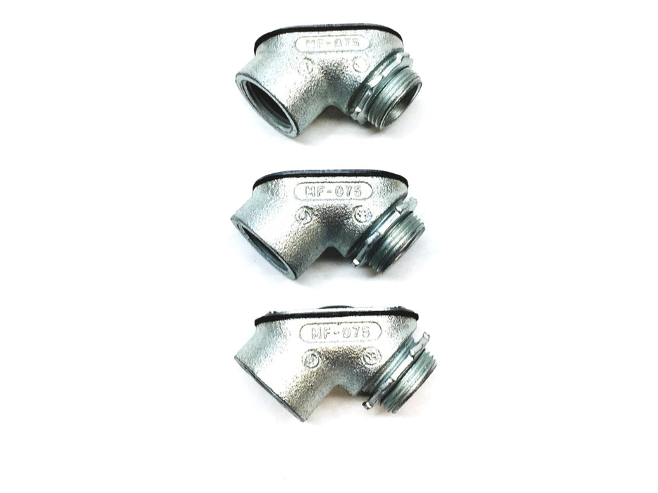 OZ/G MF-075 90 Degree Male to Female Pulling Elbow O-Z/6 [Lot of 3] NOS
