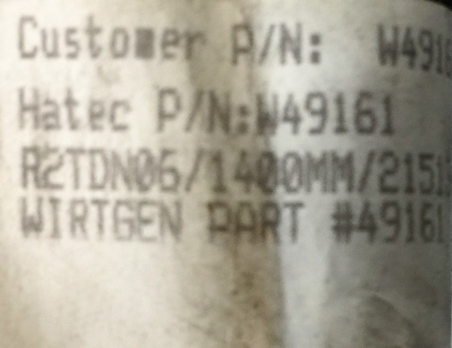 Hatec Hydraulic Hose R2TDN06 1400mm (55.11") 21513-04-14 NOS