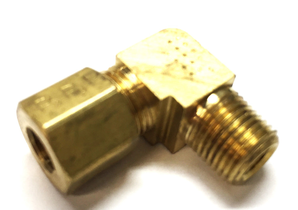 Parker 1/4" x 1/8" Brass Elbow [Lot of 9] NOS
